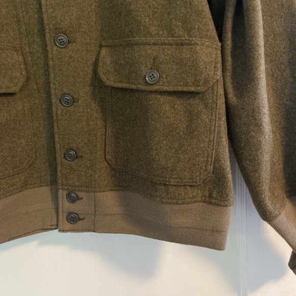NWT M Filson CCC Wool Bomber in Marsh Olive - Picture 4 of 11